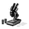 ESSLNB Mounted Binocular Stereo Microscope, Microscopes, Portable Biological Microscope with WF10x Eyepieces, 3X Objectives, 30X Magnification, LED Lighting