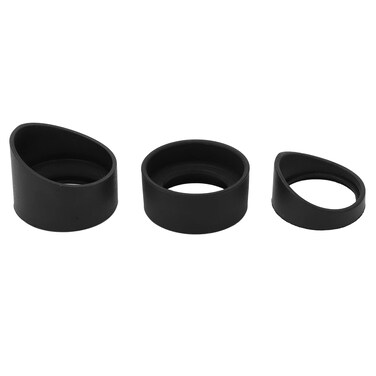 Rubber Eye Cups for Binoculars,Microscope Rubber Eye Binocular Eye Cups for telescopes 3pcs Microscope Eyepiece Eyeshields Soft Rubber Eyepiece Covers for AmScope SW SM ZM