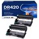 Kogain DR420 Drum Unit Compatible for Brother DR 420 DR-420 Work with HL-2240 HL-2270DW HL-2280DW HL-2230 MFC-7360N MFC-7860DW DCP-7065DN Intellifax 2840 2940 Printer (2 Pack, NOT Toner), Black