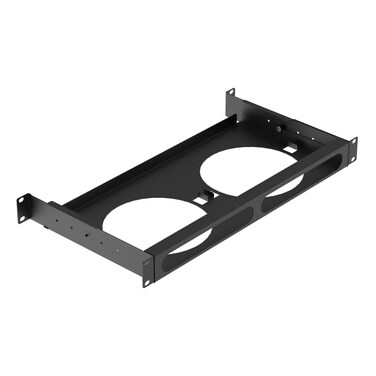 UCTRONICS Mac Mini Rack Mount with Side Brackets, 19" 1U Rackmount Supports up to 2 Units of All Mac Mini M2 and M1 Models
