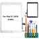 for iPad 9.7 2018 Touch Screen for iPad 6 Digitizer 6th Gen A1893 Screen Replacement A1954 Touch Glass Front Panel Sensor Installed Adhesive +Tools+Tempered Glass (with Home Button) (White)