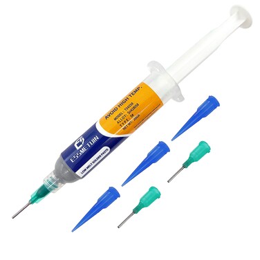 Essmetuin Solder Paste (Sn42/Bi58 T5 20G) For Electronic Soldering, No-Clean Tin Paste, Soldering Paste For Chip kit/PCB/IC/BGA/SMD CELLPHONE CPU Repairing