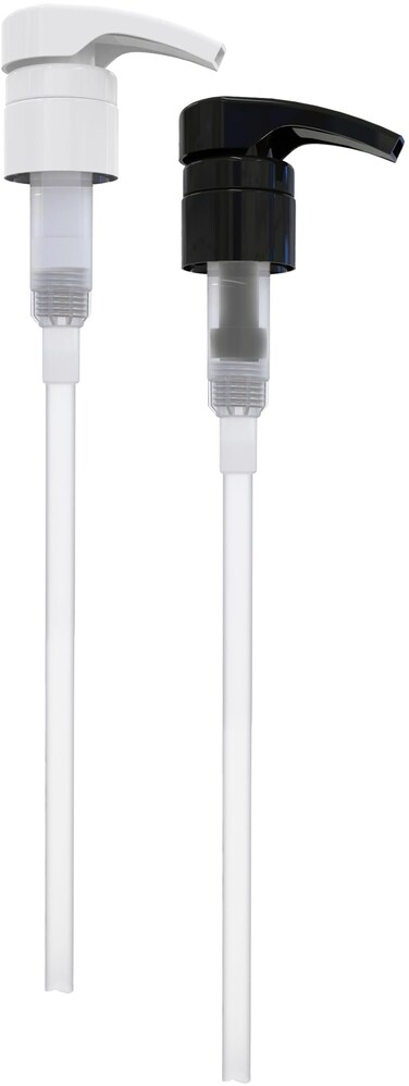 BRIGHTFROM Universal Dispensing Pump, Perfect for Shampoo &amp; Conditioner 1L /33.8 OZ - Fits for Most Bottles or Any Refillable Bottles from 12oz to 33.8oz with 28/410 Neck Size, 2 Pack, White/Black