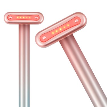 Portable 4-in-1 Face Wand with Light Therapy for Eye &amp; Neck, USB Charge