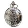 SIMAOTE Vintage Pocket Watch, Quartz Pocket Watch with Chain Gift Box for Men Women, Classic Pocket Watches for Father's Day Valentine's Day Anniversary Day and Birthday Gift (Silver)