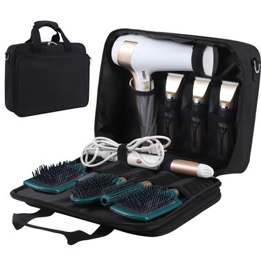 Hair Dryer Bag Barber Carrying Case Barber Tool Bag Hairstylist Traveling Bag Hairdressing Tool Storage Bag Cosmetology Bag Organize Hair Salon Equipment Blow Dryer