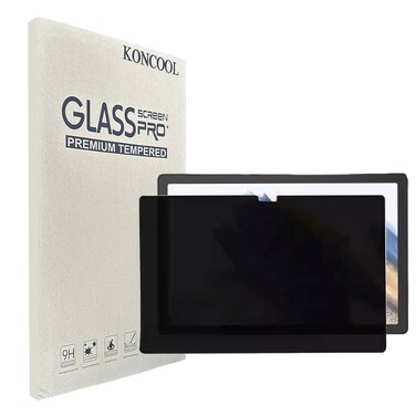 KONCOOL [1-Pack] Privacy Screen Protector for Samsung Galaxy Tab A9 8.7-Inch 2023 HD Anti-Scratch Anti-Fingerprint 9H Hardness Tempered Glass 13th Generation