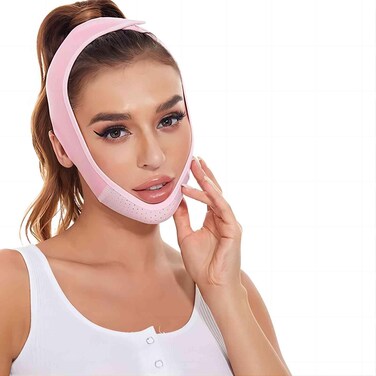 V-Line Lifting Mask Chin Strap: Reusable Face Lift Strap for Sleeping, Jaw Exerciser