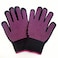 2Pcs Heat Resistant Gloves With Silicone Bumps, Hairdressing Anti-heat Gloves Mitts For Flat Iron, Curling Iron, Hair Dryers And Other Hair Styling Heating Tools, Universal Fit Size
