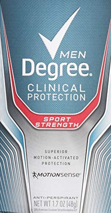 DEGREE Men Clinical Protection Sport Strength Antiperspirant &amp; Deodorant, 1.7 Ounce, Pack of 3 (Packaging may vary)