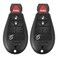 X AUTOHAUX 2pcs Replacement Keyless Entry Remote Car Key Fob M3N5WY783X 433Mhz for Jeep Grand Cherokee 2008-2013 for Commander 08-10 4 Buttons with Door Key IYZ-C01C