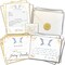 Tooth Fairy Letter Kit with 5 Virtue-Themed Tooth Fairy Letter Poems, 5 Tooth Fairy Envelopes with Seals, 5 Tooth Receipts, 5 Customizable Cash Alternative Certificates, &amp; 1 Tooth Holder
