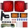 WoneNice LED Submersible Trailer Tail Light Kit for Trailers Under 80" Boat Pickup Truck Marine Camper RV Snowmobile, DOT Compliance, IP67 Waterproof