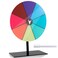 niCWhite Spinning Prize Wheel, Dry Erase Spinning Wheel for Prizes with Stand, 7.87" Spin The Wheel Tabletop Roulette Spinner for Carnival, Trade Show, Win Fortune Spin Games