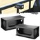 Partsam 2Pcs Heavy Duty Black Steel Utility Truck Trailer 6" Tail Light Guard Oval Box 2" Side Light for Sealed 6" Oval Tail Lights and 2" Side Clearance Lights