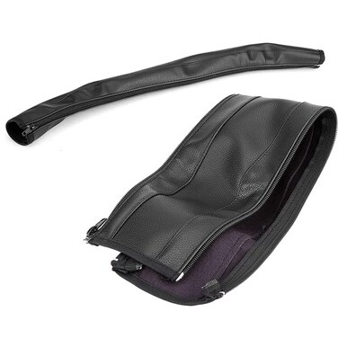 Baby Stroller Handle Covers,Waterproof Baby Stroller PU Leather Handlebar Cover Infant Toddler Pram Bar Armrest Handle Sleeve Cover