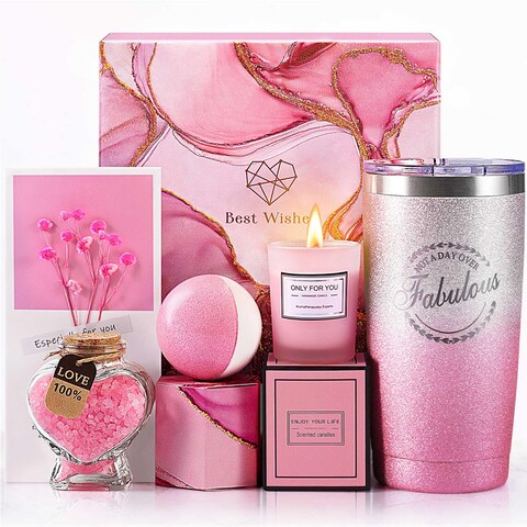EUASOO Womens Gifts for Christmas, Valentines Day Gifts for Her Wife Girlfriend, for Mom from Daughter, Self Care Spa Gift Baskets for Women, Birthday Gifts for Women, Best Friend, Sister