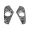 Beautost for Toyota RAV4 2019 2020 2021 LE/XLE/XSE/Limited Model Chrome Front Fog Light Lamp Cover Trim Trims