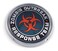 Zombie Outbreak 2.75" Car Chrome Round Emblem Decal 3D Badge