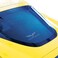C6 Rear Cargo Shade with Embroidered Crossed Flags Logo - Sun Protector Prevents Fading for 2005-2013 Corvette