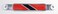 Trinidad and Tobago Flag Chrome Emblem Screw On car License Plate Decal Badge
