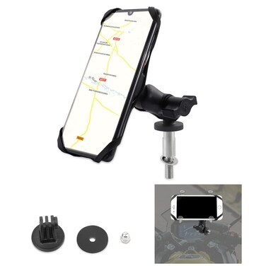 GUAIMI Motorcycle Phone Mount Action Cam Holder for Kawasaki Ninja650 2017-2020 Ninja1000 2011-2020 GTR1400 2006-2020 Ninja H2SX 2018-2020 Z1000SX 2011-2020