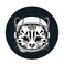EvolveFISH Space Cat Bumper Sticker - [5" Diameter]