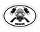 Oval Firefighter Fire and Rescue Decal - Fire Department Bumper Sticker - Firefighter Sticker