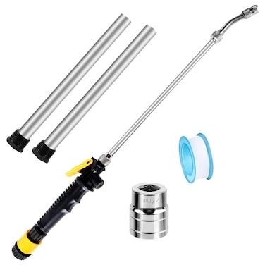 5 Pack RV Water Heater Anode Rod &amp; Flush Wand Kit with Hex Wrench Socket &ndash; 9.25"L x 3/4" NPT Aluminum Anode Rod for Suburban &amp; Mor-Flo &ndash; Extend RV Tank Life