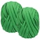 Shintop 2 Packs Garden Twine, Soft Plant Ties Green Tomato Ties Stretchy Garden String for Supporting and Tying Climbing Plants Veggies Flower(98 Feet/Roll