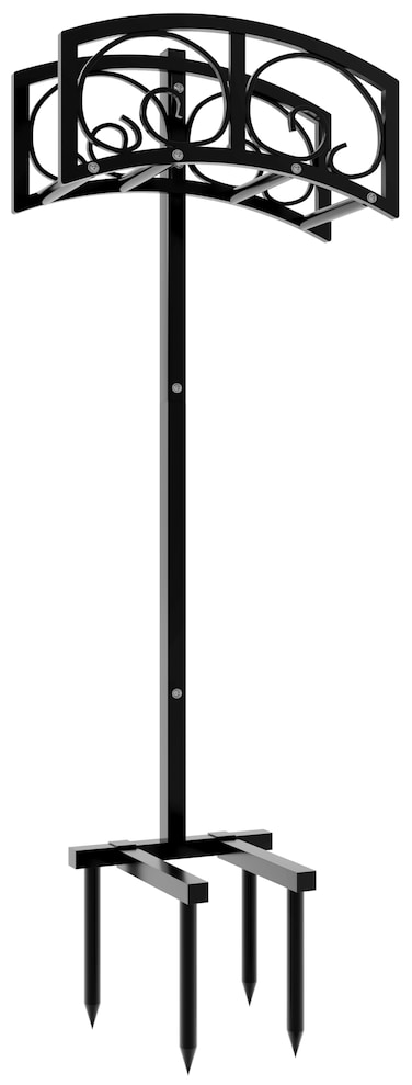 Fire Beauty Garden Hose Holder,Freestanding Water Hose Holder,In ground Hose Rack Organizer for Outdoor,Detachable Water Hose Holder Stake,Hose Reel Stand,Hose Hanger Rack for Outside Lawn Yard