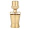 Estink Fountain Nozzle, Copper G1in DN25 Cedar Shaped Adjustable Water Fountain Nozzle Spray Pond Sprinkler Waterscape Decor for Garden Pond Amusement Park Library