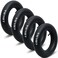 Datanly 4 Pcs 4.80/4.00-8" Tire Inner Tube Heavy Duty Replacement Inner Tube for Wheelbarrows, Hand Trucks, Lawn Mowers, Carts, Dolly, Trailers and More, Black