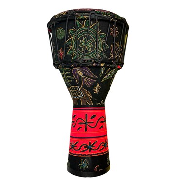 10inch Djembe Drum, Adult African Drums, West African Style,Sound Healing Instrument， Percussion Instruments，Drum-Circle ，Suitable For Gift Giving﻿