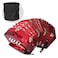 summina Accordion Acordeon Concertina Acordion Accordion Instrument Anglo-style concertina accordion 20-Button 40-Reed Anglo Style with Carrying Bag Leather Hand Strap Red Pine Red