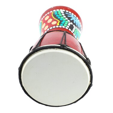 Traditional African Drumming with the 5 Inch Wooden Djembe Hand Percussion Instrument for Kids Adults and Music Lovers Alike