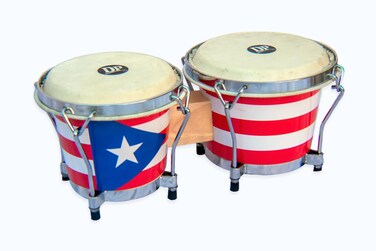 DP Music Bongo Puerto Rico Flag - Percussion Instrument