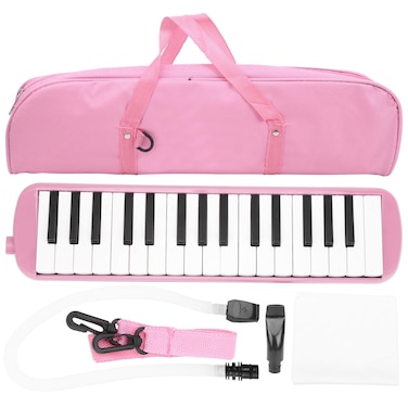 32 Keys Melodica Air Piano Keyboard with Mouthpiece Blowpipe for Beginners Adults Gift ()