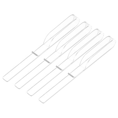 MECCANIXITY 4Pcs Music Book Clips, Clear Acrylic Sheet Music Holder, for Sheet Music Stands, Piano Sheet Music Holders Music Book Holder Transparent