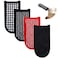 Patelai 4 Pieces Pot Handle Holder Covers Heat Resistant Pan Sleeve Grip Cotton Cast Iron Skillet Handle Covers Non Slip Pan Holders Pan Handle Covers Washable for Kitchen Home Cooking BBQ Cookwares