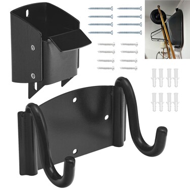 Wheelbarrow Storage Bracket - 90lb Weight Capacity with Top Lift Latch, Suitable for Most one-Wheeled trolleys, Maximising The use of Space