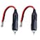 KUNCAN Replacement Cigarette Lighter Plug - 12 Volt Male Cigar Plug with Leads Car Adapter Dc Battery Charger Connectors 12V Power Supply for Auto Accessories with LED Lights 15A