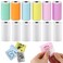 BYBOUS 12 Rolls Self-Adhesive Multicolor Thermal Paper 53 * 28mm Printer Paper Compatible With T02/M02 Mini Thermal Printer Study Notes Maker Gift, Journal Photos, Journal, Work