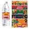 Mexican Fiesta Water Bottle Label Stickers 12Pcs Beverage Bottle Cover Decorations Viva Mexican Mineral Water Bottle Cover Cinco De Mayo Festival Theme Labels Stickers for Fiesta Party Supplies Decor