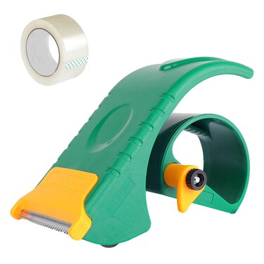 Professional Grade Packing Tape Dispenser,Heavy Duty Shipping Tape Dispenser,Packing Packaging Sealing Cutter,Works with Any Tapes Up to 2 Inches Wide on Standard 3" Cores