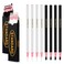 24 Pcs Peel off China Marker Pencils Grease Pencils Wax Pencils Drawing Marking Crayon Pencil for Wood, Garments, Metal, Paper, Fabrics, Leather, Vinyl, Drawing Pen, Black, White