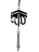 Islam Car Rear Mirror Hangers - Allah Muhammad Islamic Al-Quran Ramadan Eid Muslim Calligraphy Car D&eacute;cor Hanging Charm Pendant Vehicle Decor Interior Accessories (Black)