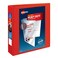 Avery Heavy Duty View 3 Ring Binder, 2" One Touch EZD Ring, 6 Red Binders (79225)