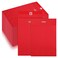 Mooliwe 150 Pcs Manilla Envelopes 9 x 12 Bulk Clasp Mailing Envelopes Red Kraft Catalog Envelopes Letter Size 28lb Heavy Duty Paper Envelopes with Clasp Gummed for Home Office Business