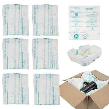 6 PCS Expanding Foam, Foam Bag for Shipping Expanding Foam Packaging 16&rdquo;x 14&rdquo; Packing Foam Instant Pack Packing Material Expandable Foam for Shipping